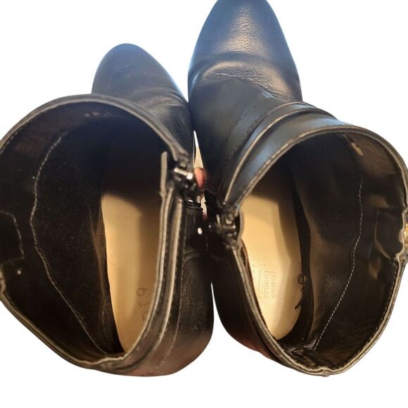 Apt. 9 Dynamic Comfort Advisor Black Block Heel Zip Up Ankle Booties, Size 8.5 - Picture 9 of 13